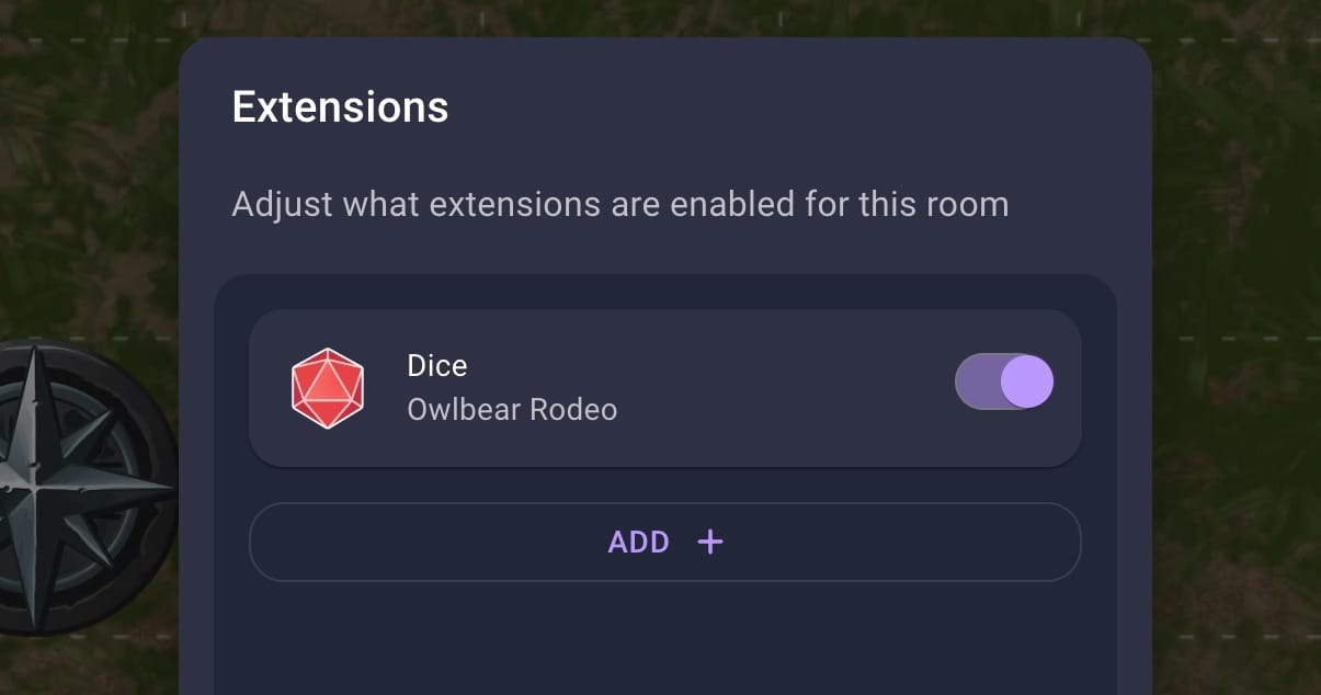 Enable extensions